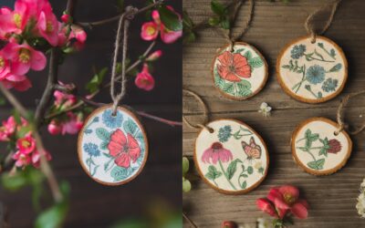 DIY – kvetinové ozdôbky