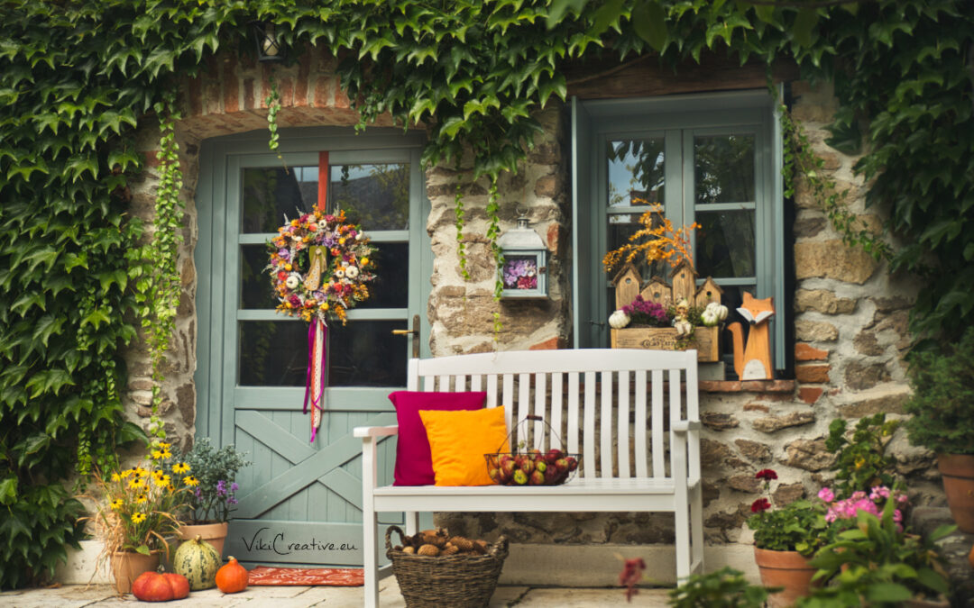 Vchod v jesennom šate